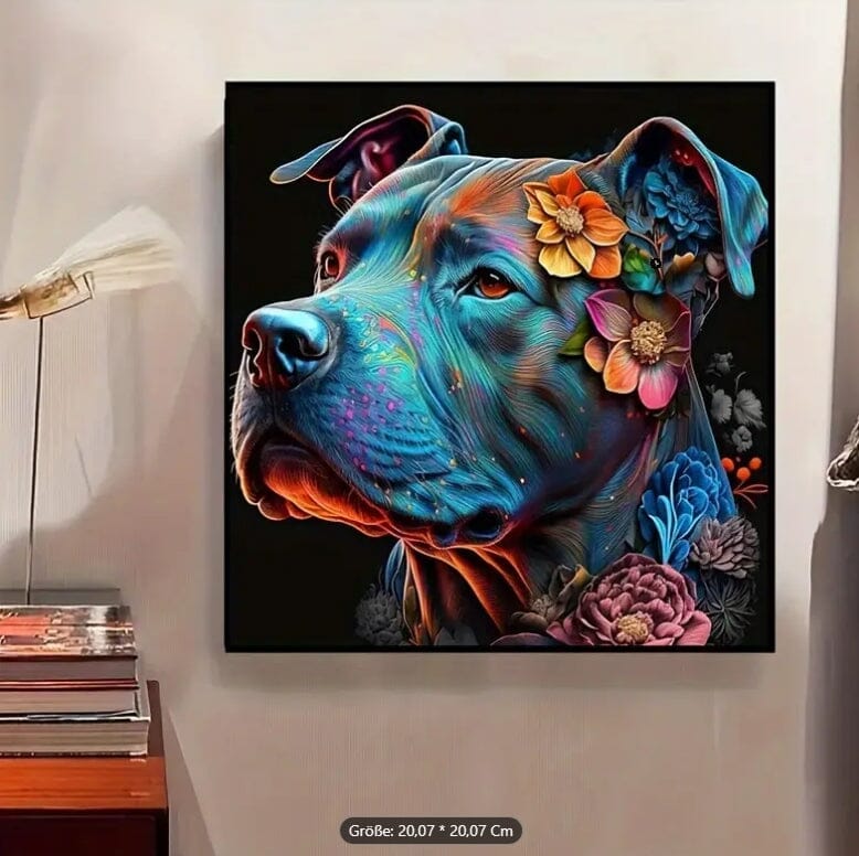 5D Diamond Painting Pitbull diamond-painting Retouren-Rebell