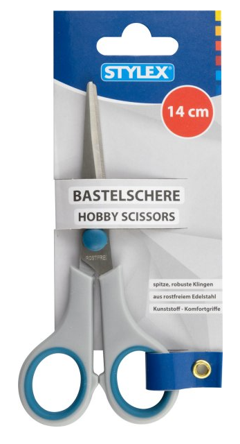 Stylex Bastelschere 14 cm spitz