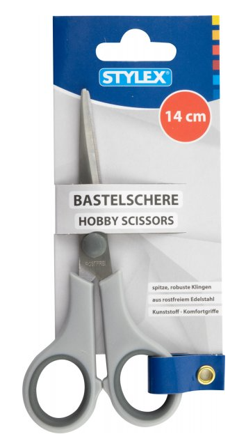 Stylex Bastelschere 14 cm spitz