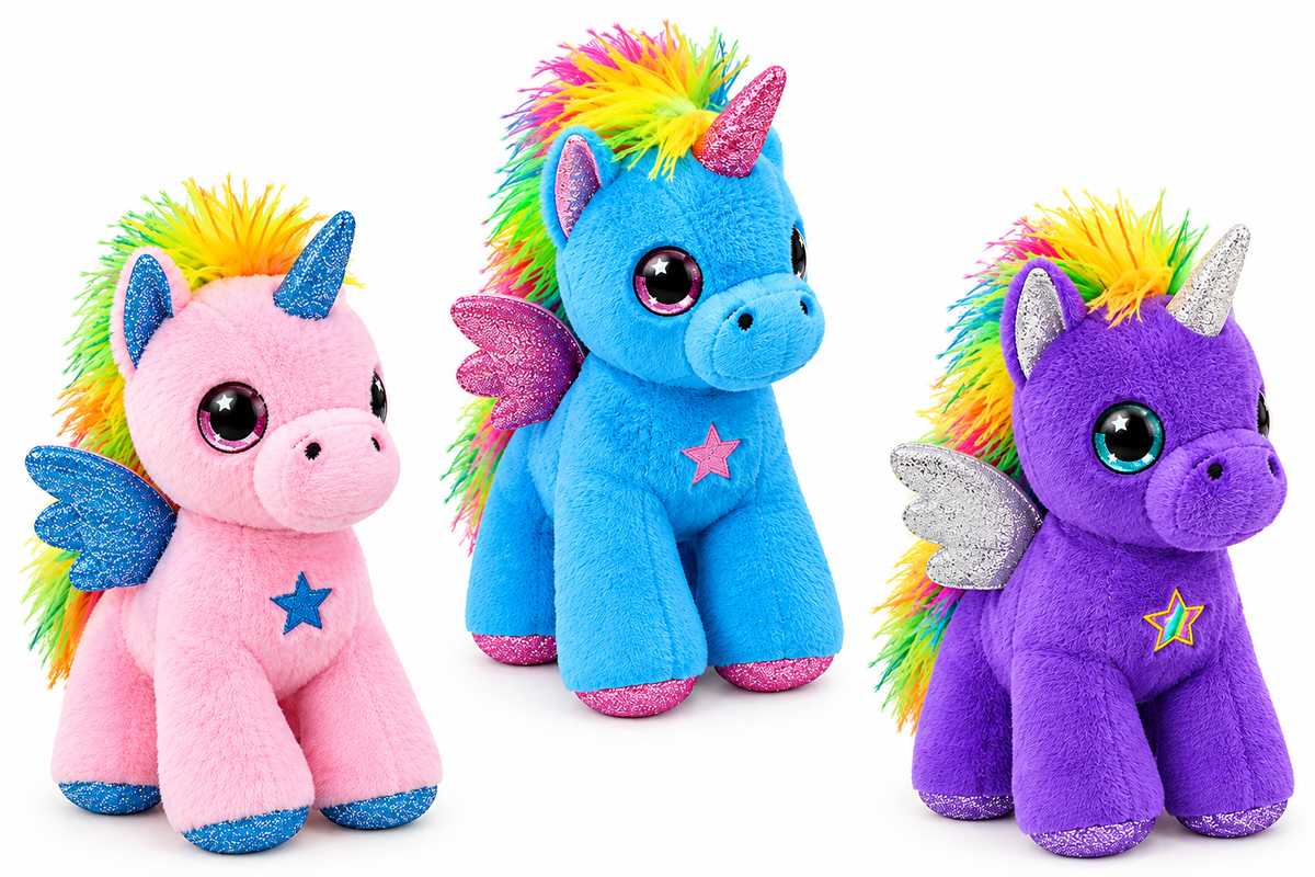 Einhorn mit Flügeln 20 cm