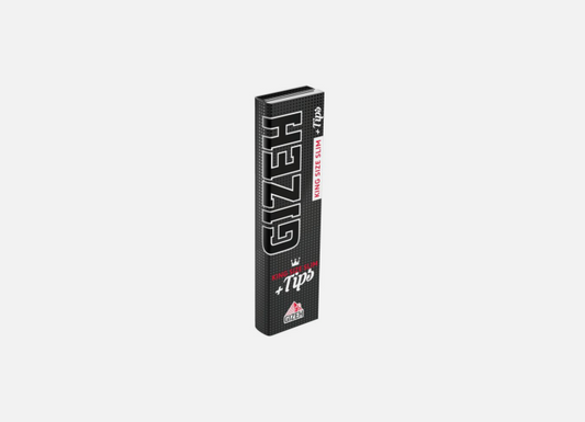GIZEH Black King Size Slim + Tip
