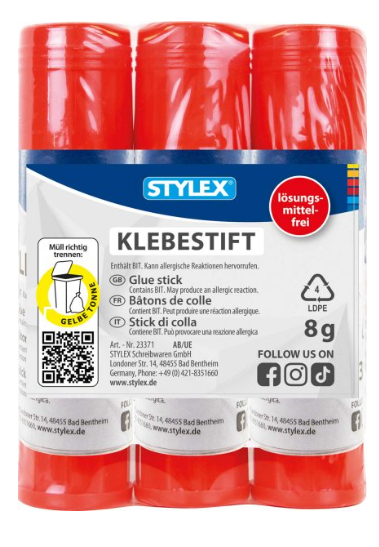 Stylex Klebestift 8 g - 3 STK